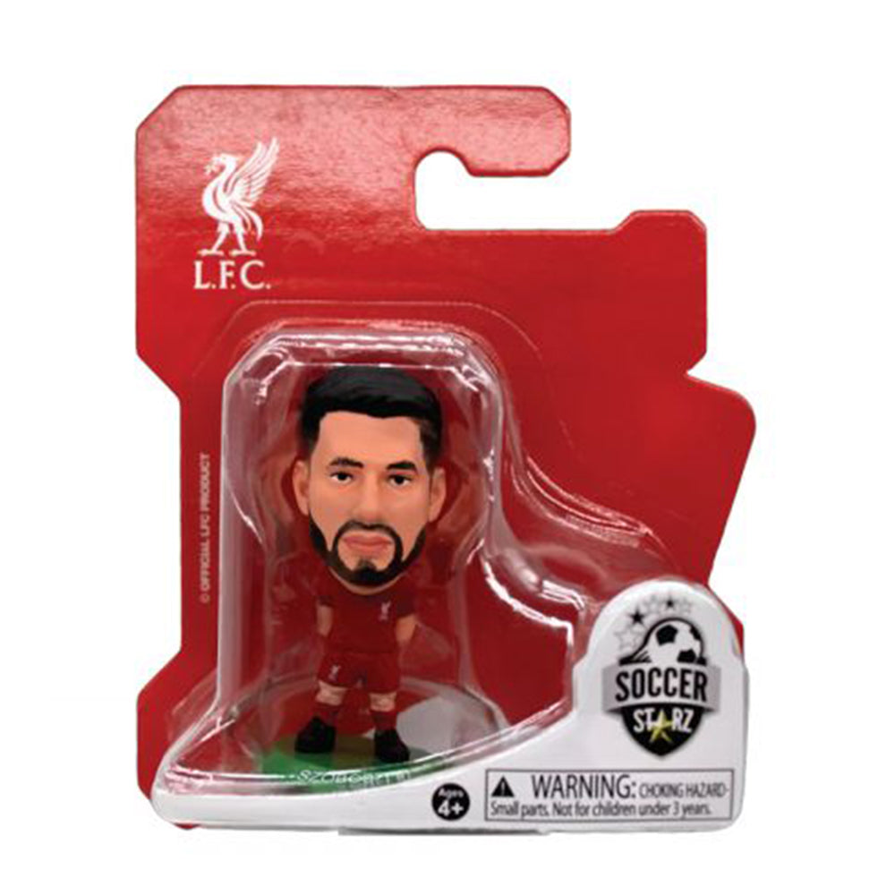 Multicoloured - Back - Liverpool FC Dominik Szoboszlai Home Kit Action Figure