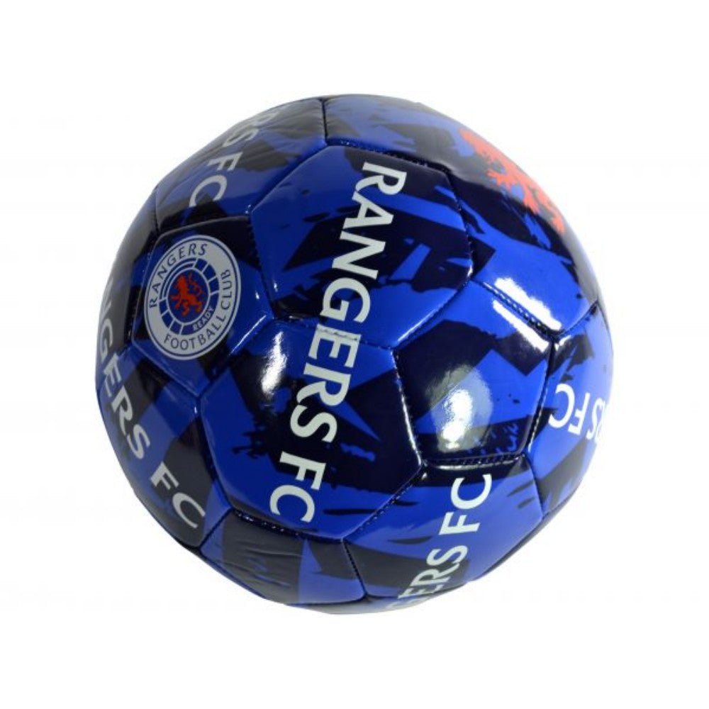 Blue Navy - Back - Rangers FC Graffiti Football