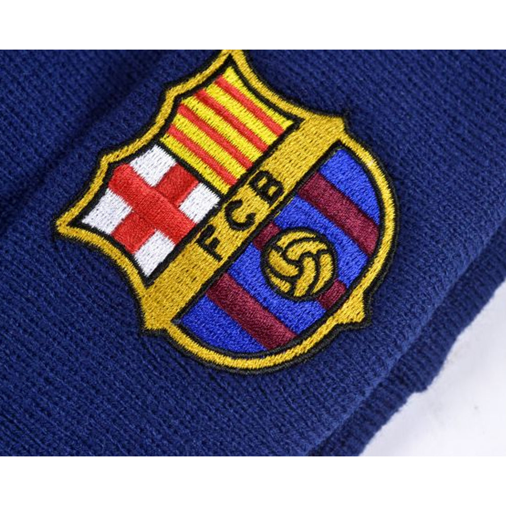 Navy - Lifestyle - FC Barcelona Bobble Hat