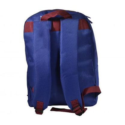 Claret-Blue - Back - Barcelona FC Crest Backpack