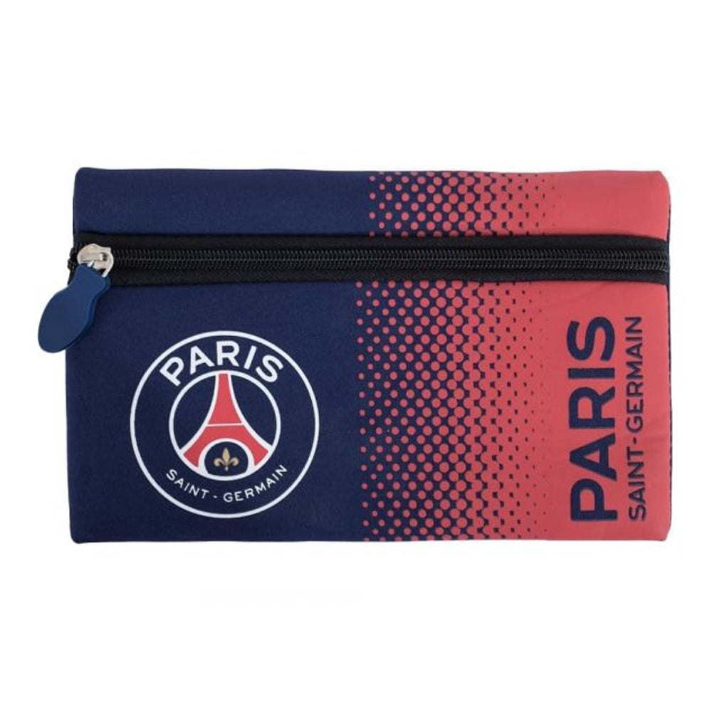 Red-Navy - Front - Paris Saint Germain FC Fade Pencil Case