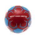 Claret-Blue - Back - West Ham FC Official 4 Inch Mini Soft Football