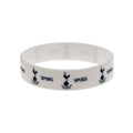 White - Front - Tottenham Hotspur FC Official Football Silicone Wristband