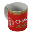 Red-White - Back - Manchester United FC Official Champions 2013 Mug