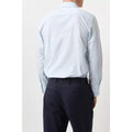 Blue - Back - Burton Mens Easy-Iron Tailored Long-Sleeved Formal Shirt
