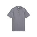 Grey - Front - Burton Mens Pique Polo Shirt