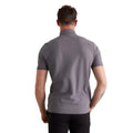 Grey - Back - Burton Mens Pique Polo Shirt