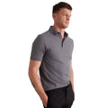 Grey - Side - Burton Mens Pique Polo Shirt