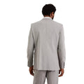 Light Grey - Back - Burton Mens Essential Slim Suit Jacket