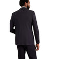 Navy - Back - Burton Mens Essential Slim Suit Jacket