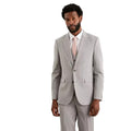 Light Grey - Front - Burton Mens Essential Slim Suit Jacket