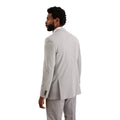 Light Grey - Back - Burton Mens Essential Tailored Suit Jacket
