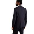 Navy - Back - Burton Mens Essential Tailored Suit Jacket