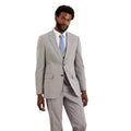 Light Grey - Front - Burton Mens Essential Tailored Suit Jacket