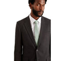 Charcoal - Side - Burton Mens Essential Single-Breasted Tailored Suit Jacket