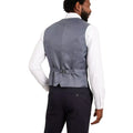 Navy - Back - Burton Mens Essential Slim Waistcoat