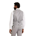 Light Grey - Back - Burton Mens Essential Slim Waistcoat