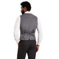 Charcoal - Back - Burton Mens Essential Slim Waistcoat