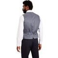 Navy - Back - Burton Mens Essential Tailored Waistcoat