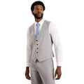 Light Grey - Front - Burton Mens Essential Tailored Waistcoat