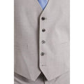 Light Grey - Side - Burton Mens Essential Tailored Waistcoat