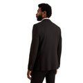 Black - Back - Burton Mens Essential Skinny Suit Jacket