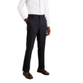 Navy - Front - Burton Mens Essential Plus Tailored Suit Trousers