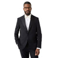 Black - Front - Burton Mens Slim Tuxedo Jacket