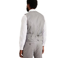 Light Grey - Back - Burton Mens Essential Plus Tailored Waistcoat