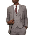 Light Grey - Side - Burton Mens Essential Plus Tailored Suit Jacket
