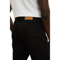 Black - Side - Burton Mens Plain Slim Jeans