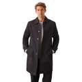 Black - Front - Burton Mens Classic Trench Coat