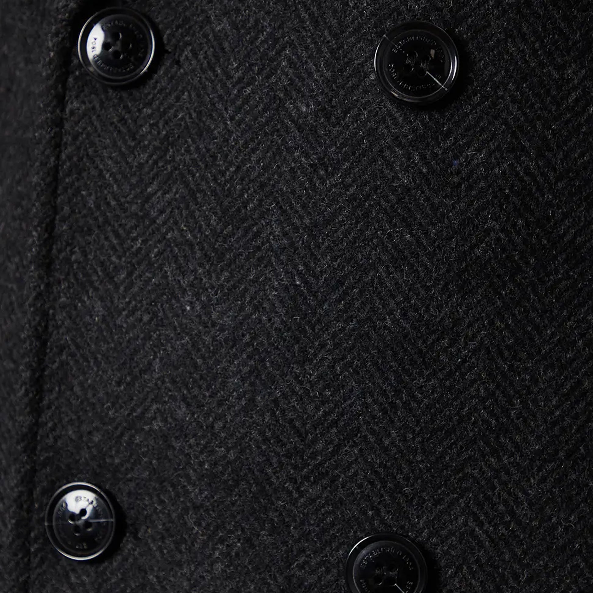 Charcoal - Lifestyle - Burton Mens Wool Double-Breasted Coat