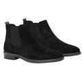 Natural Black - Front - Burton Mens Ray Leather Chelsea Boots