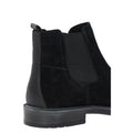 Natural Black - Side - Burton Mens Ray Leather Chelsea Boots