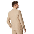 Neutral - Back - Burton Mens Tweed Slim Suit Jacket