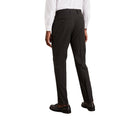 Charcoal - Back - Burton Mens Essential Slim Suit Trousers