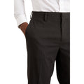 Charcoal - Side - Burton Mens Essential Slim Suit Trousers