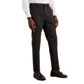 Charcoal - Front - Burton Mens Essential Slim Suit Trousers