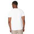 White - Back - Burton Mens Grandad Collar T-Shirt