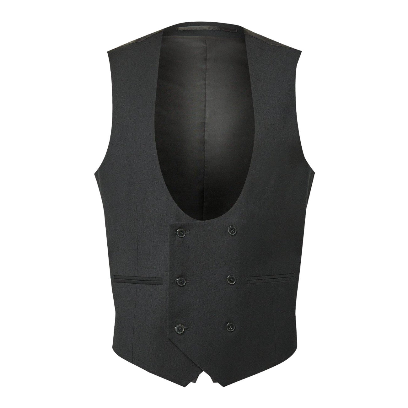 Black - Front - Burton Mens Slim Waistcoat