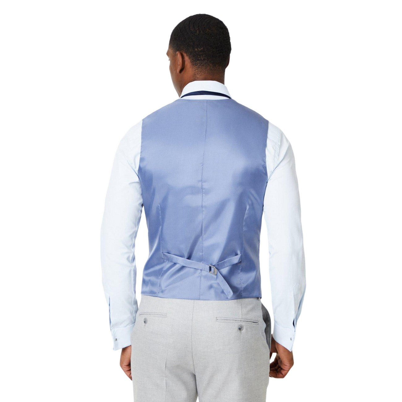 Neutral - Back - Burton Mens Tailored Waistcoat