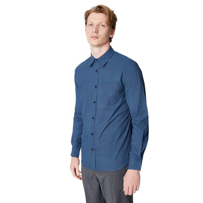 Blue - Front - Burton Mens Geometric Shirt