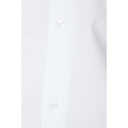 White - Side - Burton Mens Easy-Iron Tailored Shirt (Pack of 2)