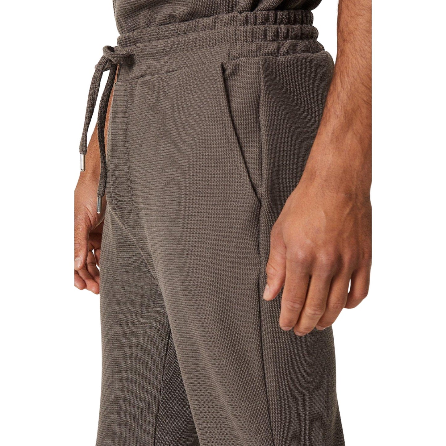 Brown - Side - Burton Mens Smart Jersey Jogging Bottoms