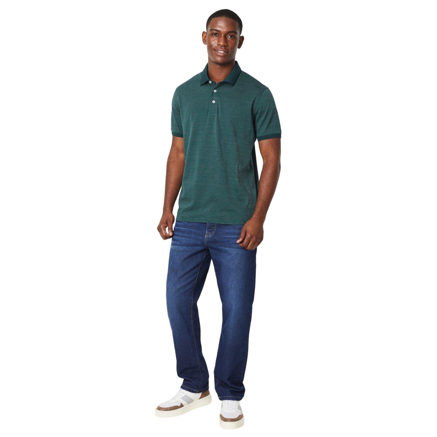 Dark Green - Lifestyle - Burton Mens Birdseye Polo Shirt