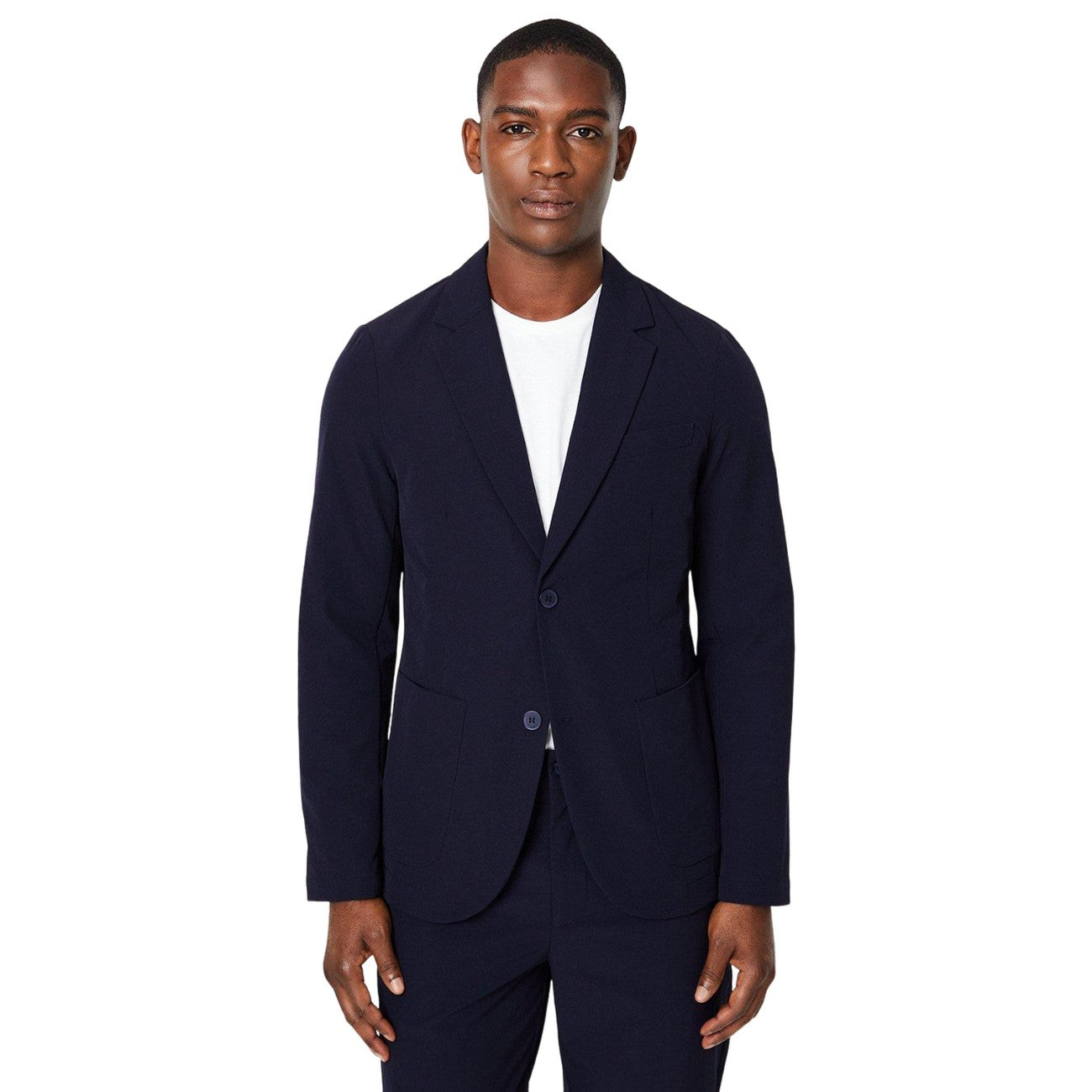 Navy - Front - Burton Mens 1904 Commuter Suit Jacket