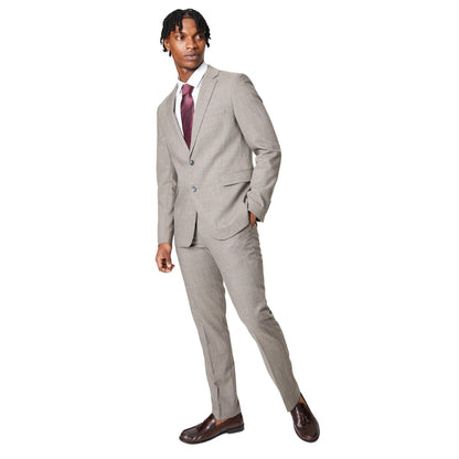 Khaki - Side - Burton Mens Slub Suit Jacket