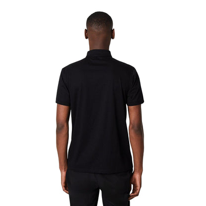 Black - Back - Burton Mens 1904 Mercerised Cotton Polo Shirt
