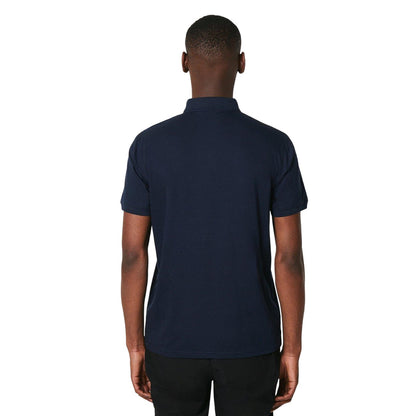 Navy - Back - Burton Mens 1904 Mercerised Cotton Polo Shirt